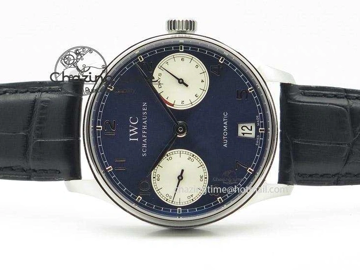 MIROTIME 0327 Portuguese Real PR IW500112 ZF 1:1 Laureus Edition On Black Leather Strap A Flexible 7369